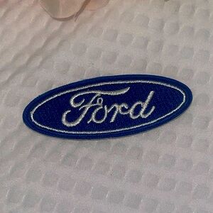 Ford Blue and White Logo Patch